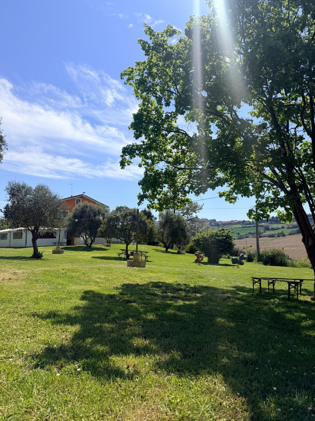 Goditi il tuo aperitivo tra le colline di Osimo nel giardino del nostro locale